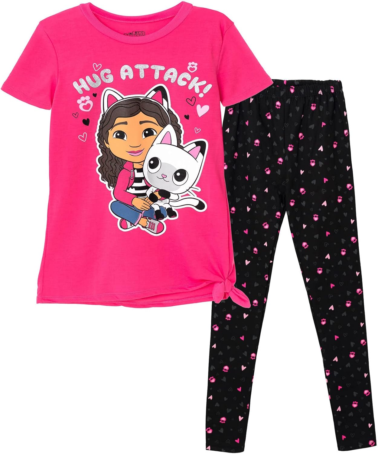Gabby's Dollhouse Pandy Paws T-Shirt and Leggings Set for Kids