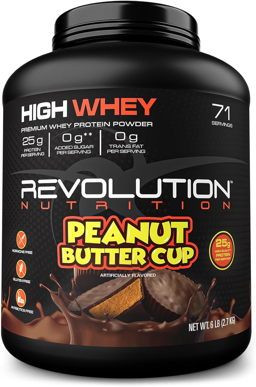 Revolution Nutrition High Whey Protein Powder for Lean Muscle
