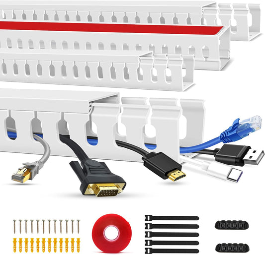 Server Rack Cable Management 4 Pack - Organize Cables with Ease!