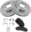 TRQ Front Brake Pad & Rotor Kit Compatible with 2002-05 Explorer