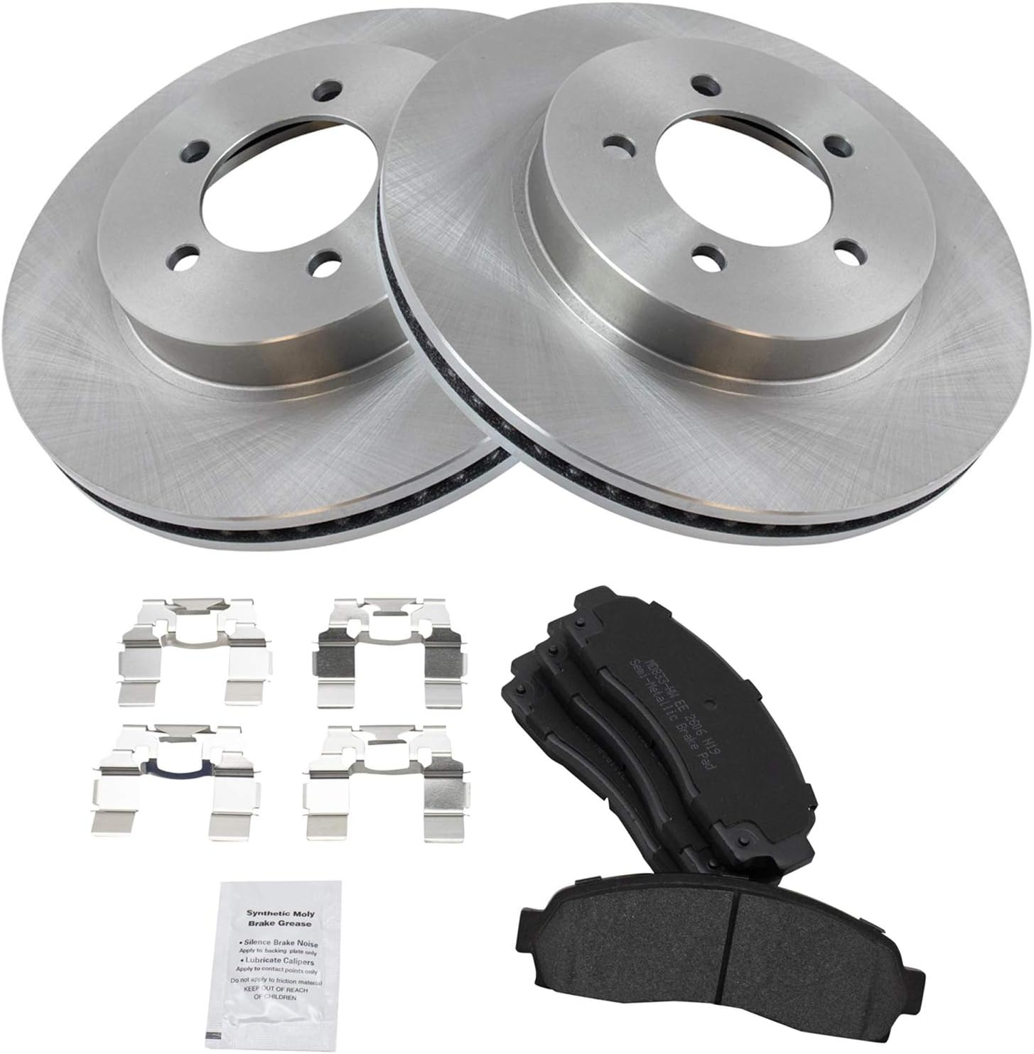 TRQ Front Brake Pad & Rotor Kit for 2002-2005 Ford Explorer