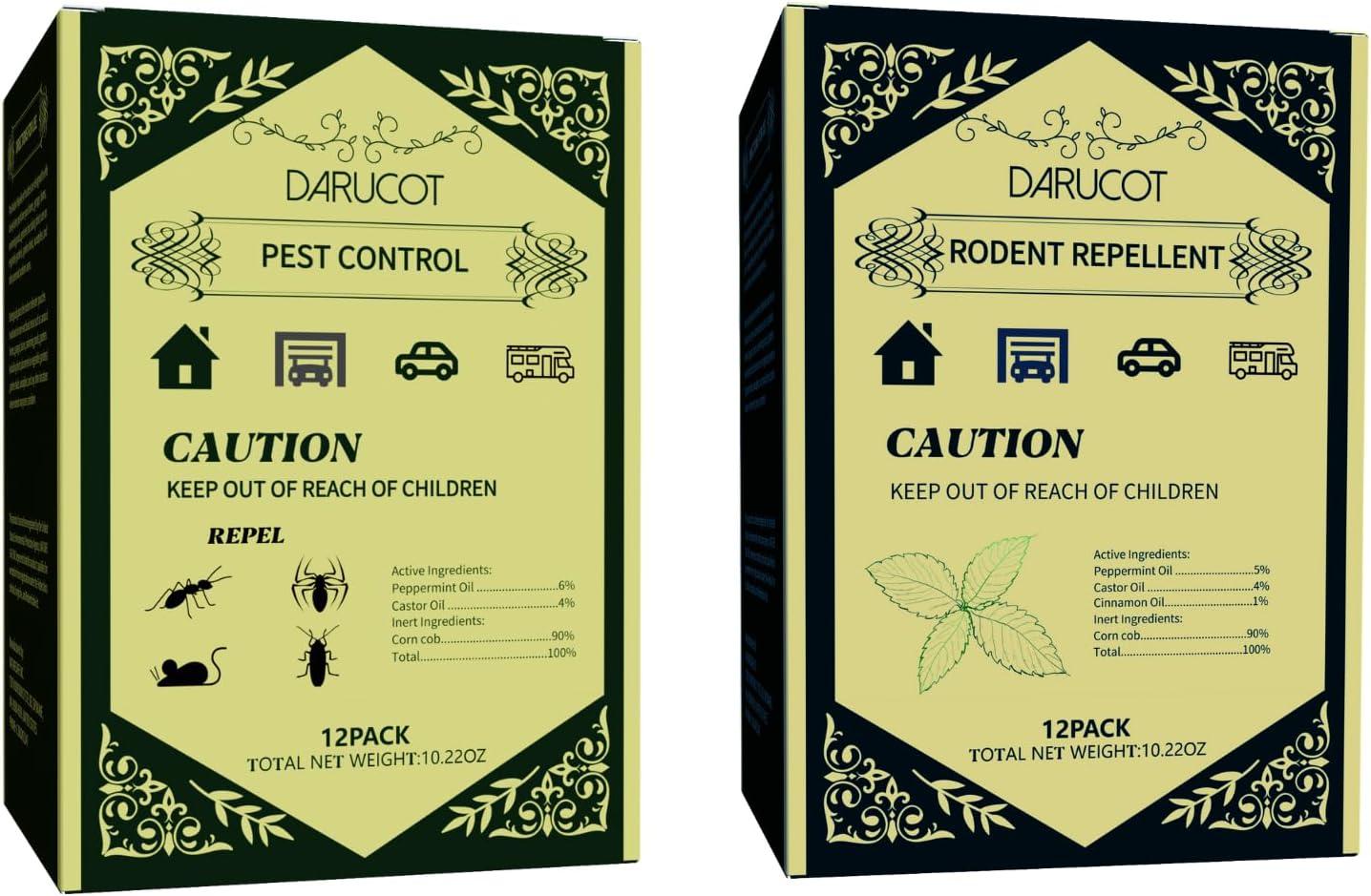 DARUCOT Extra-Strength Pest Repellent Pouches
