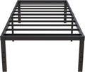 18 Inch Twin XL Bed Frame Metal Platform - High Storage, Heavy Duty