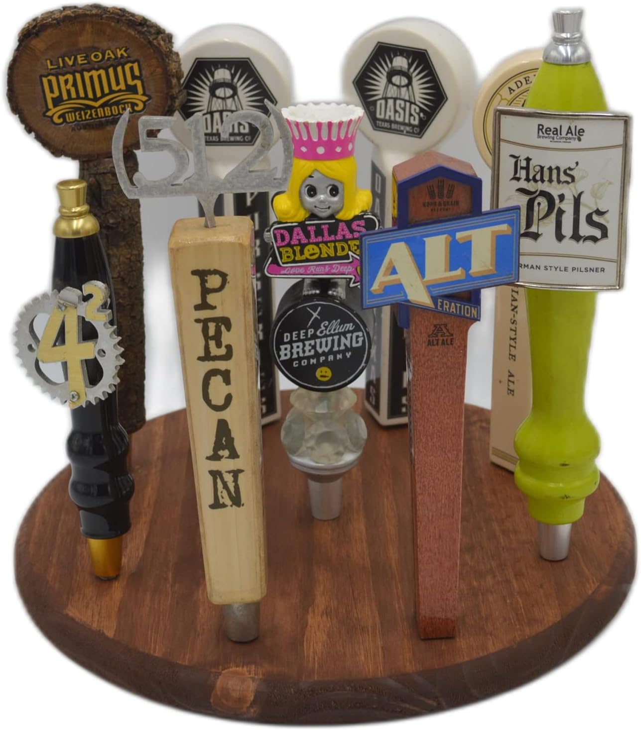 Round 9 Tap Handmade Beer Tap Handle Display for Your Bar