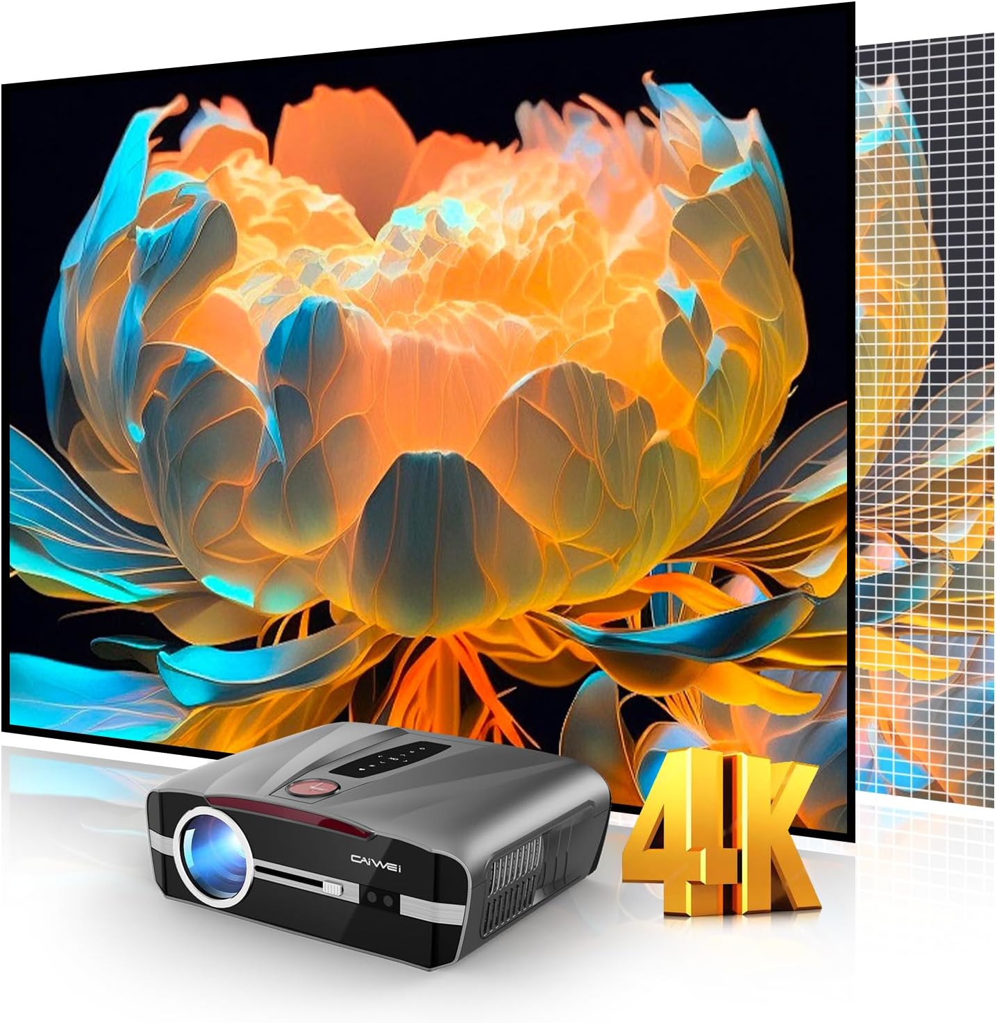 4K Ultra HD Daylight Projector with WiFi & Bluetooth