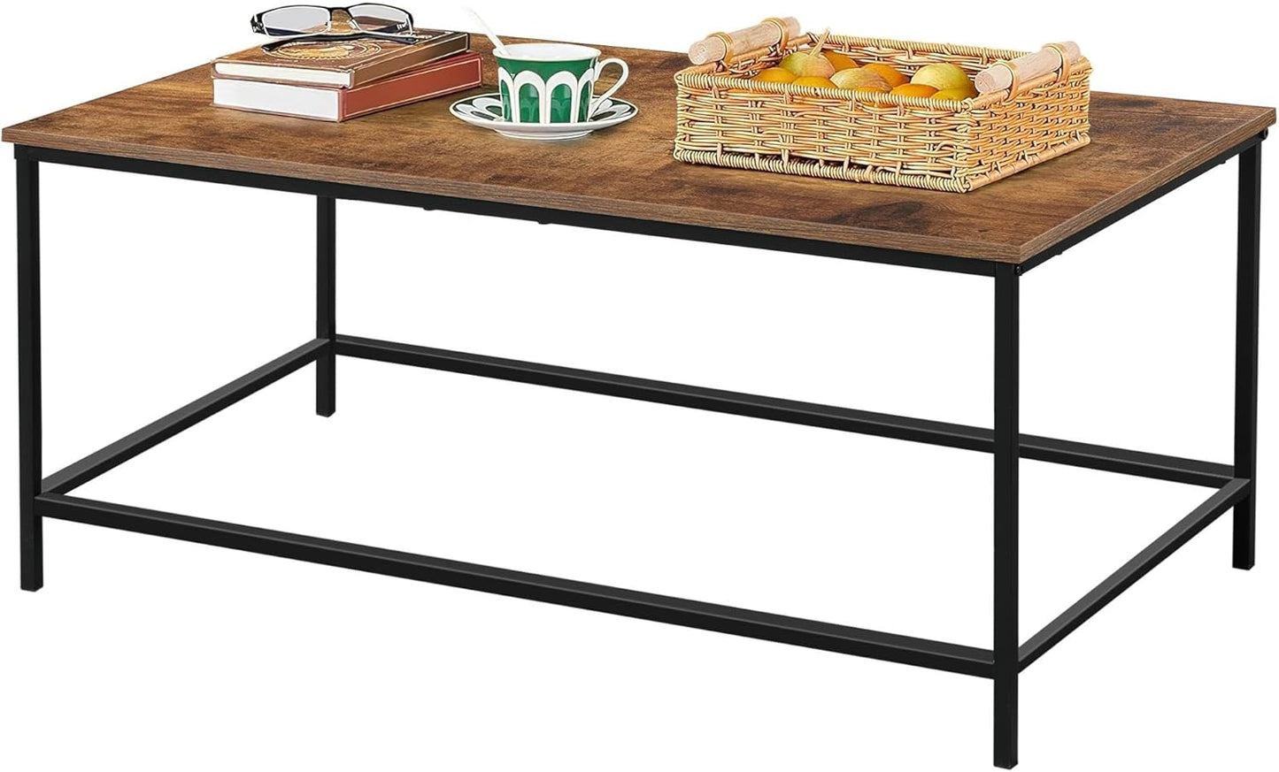 SENIG Coffee Table: Modern Industrial Style for Living Room