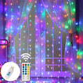 Window Curtain String Lights 300 LED Multicolor - Festival Mood