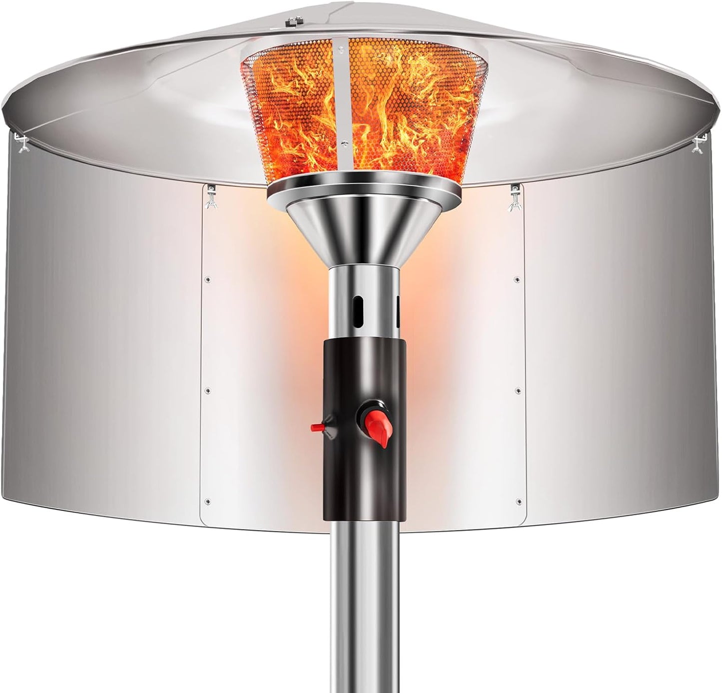 Enhanced Patio Heater Reflector Shield 2023 | Improved Heat Focus