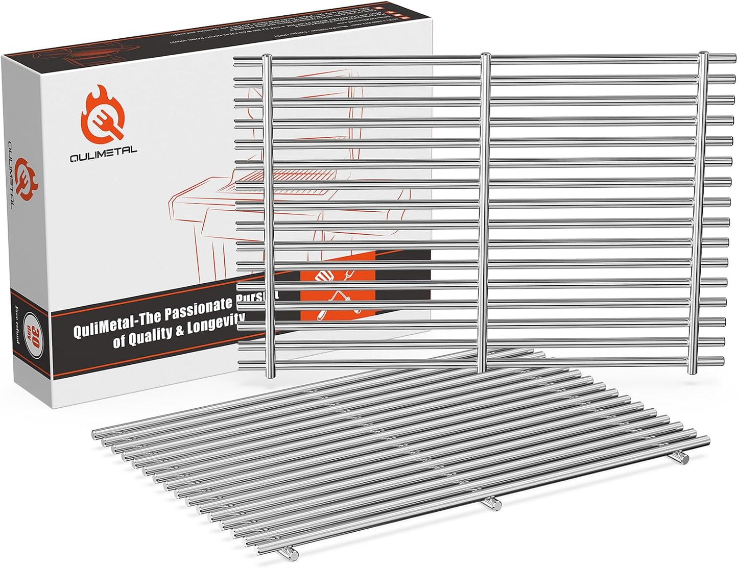 QuliMetal Grill Grates for Weber Spirit 300 Series Grills