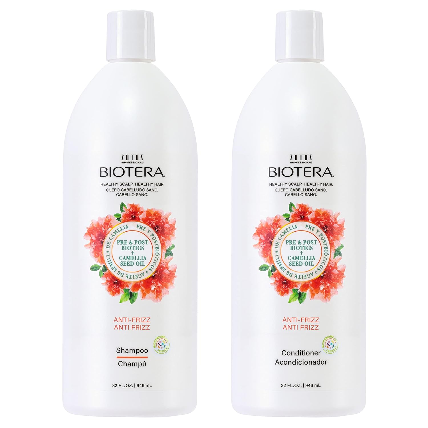 Biotera Frizz Control Shampoo - Tames Frizz, Vegan & Color-Safe