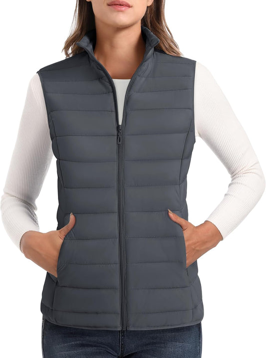 Lightweight Puffer Vest for Women - Warm and Stylish Outerwear