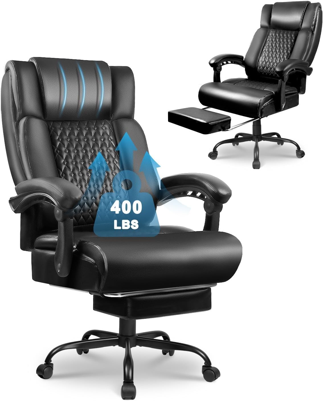 OFIKA Office Chair with Foot Rest for Ultimate Comfort