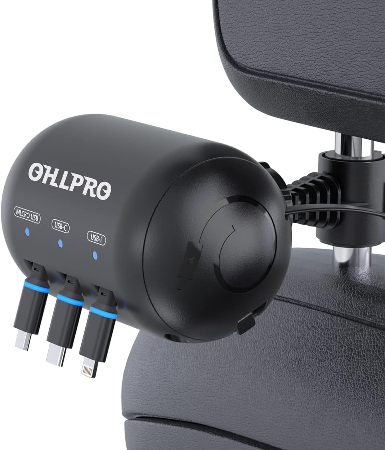 OHLPRO Backseat 3-in-1 Car Charging Station