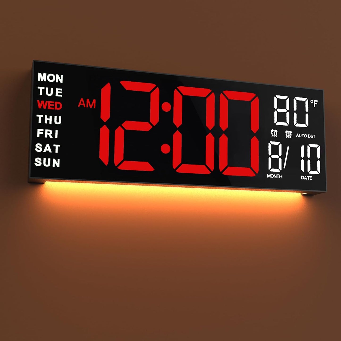 JALL 16-Inch Large Digital Wall Clock with Countdown Timer