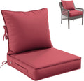 Premium Outdoor Seat Cushion Chair Cushions for Patio Furniture - Deep