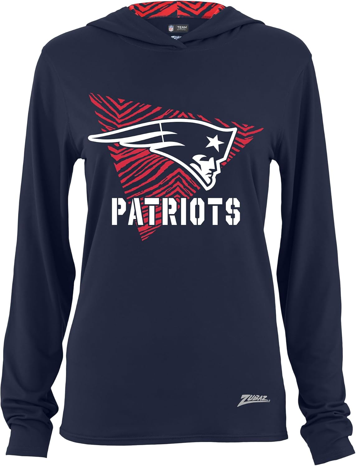 Zubaz NFL Women's Lightweight Hoodie for Game Day Comfort