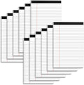 5 in x 8 in Legal Note Pads 12 Pack - Thick 80GSM Paper