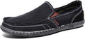 CASMAG Men's Casual Cloth Shoes Canvas Slip on Loafers