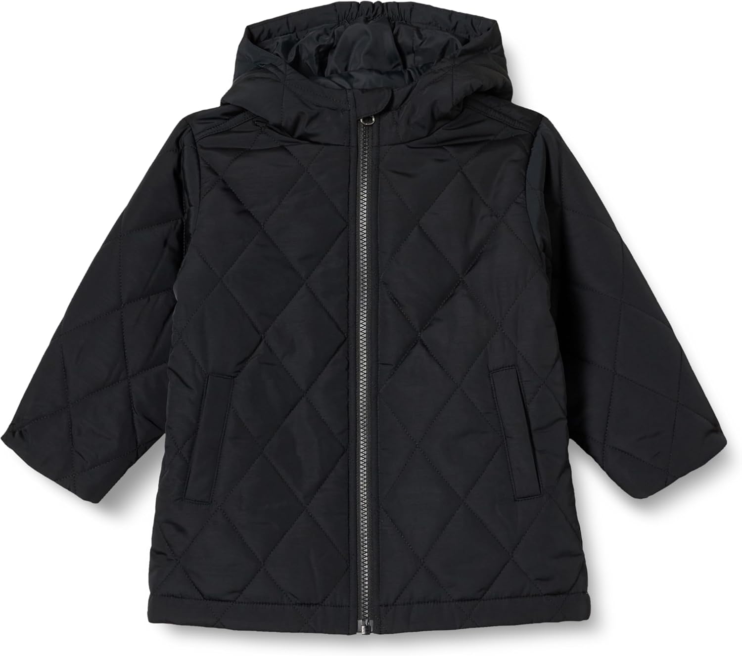 Unisex Kids Long Quilted Jacket for Cold Weather Adventures