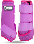 Jeffers Expression Neon Horse Boots - Bold Protection for Jumping