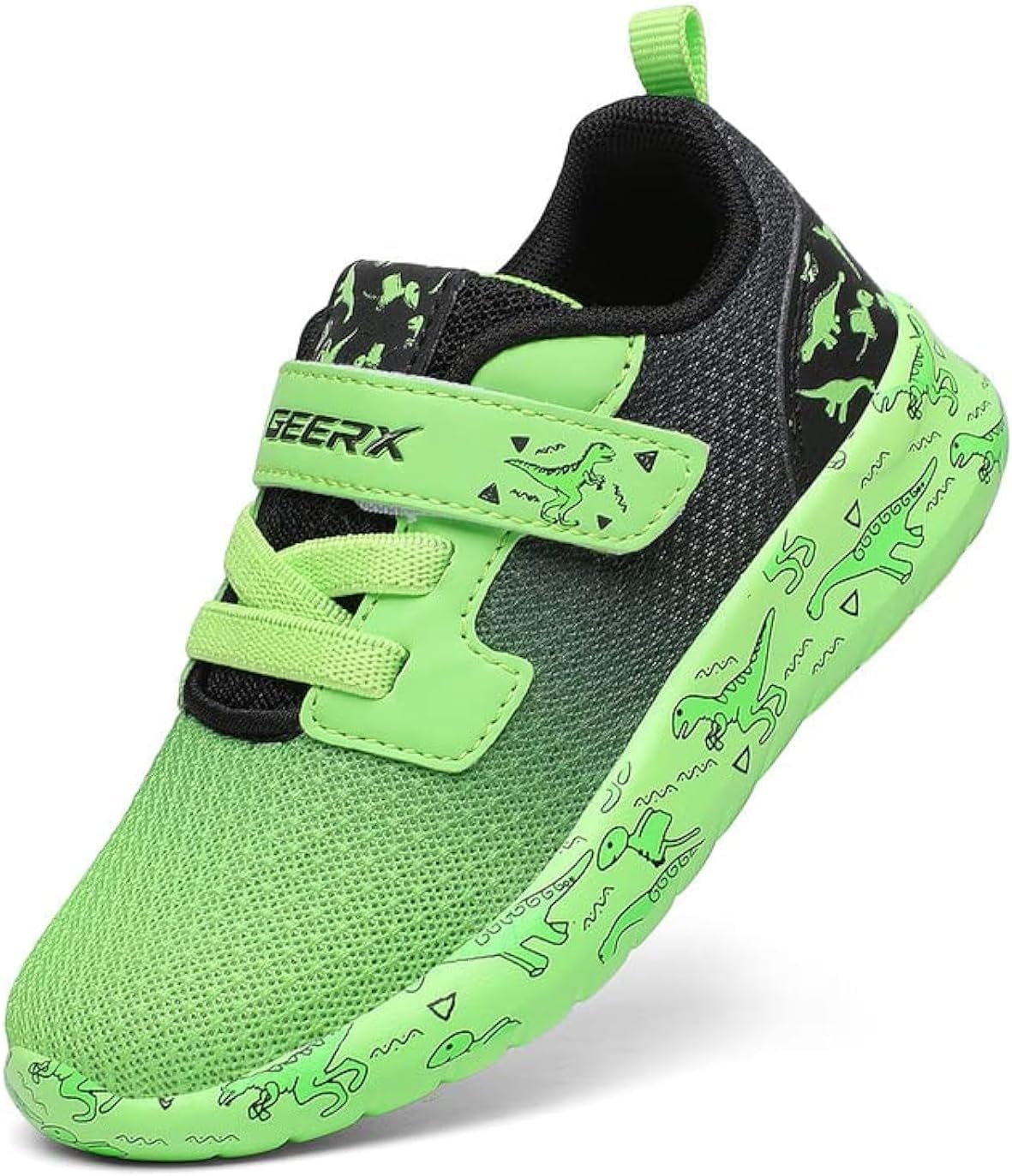 Dinosaur Toddler Boys Shoes Non Slip Lightweight Sport Sneakers