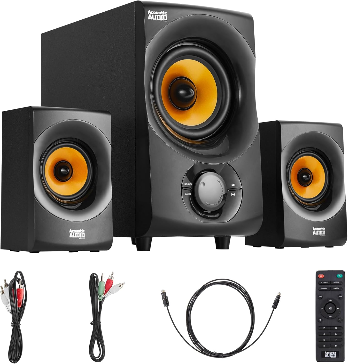 Acoustic Audio Bluetooth 2.1 Speaker System for Home Theater