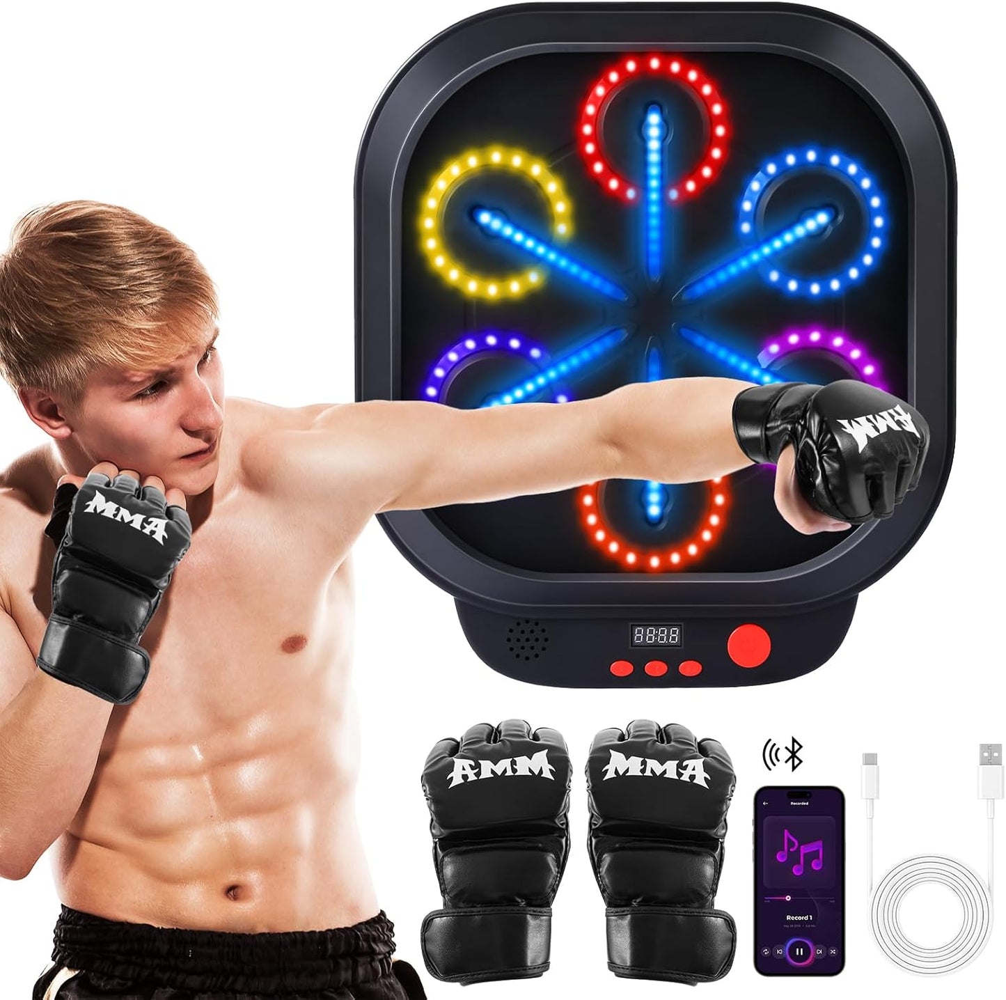 High-Speed Music Wall Boxing Set