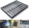 Cast Iron Drain Grate 16 x 20in Outdoor Drain Cover - Heavy Duty B125