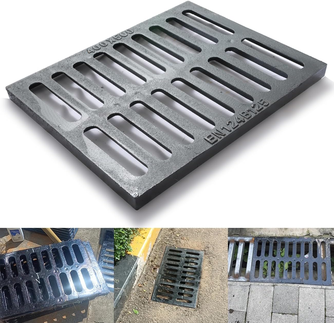 Cast Iron Drain Grate for Heavy Duty Outdoor Drainage Needs