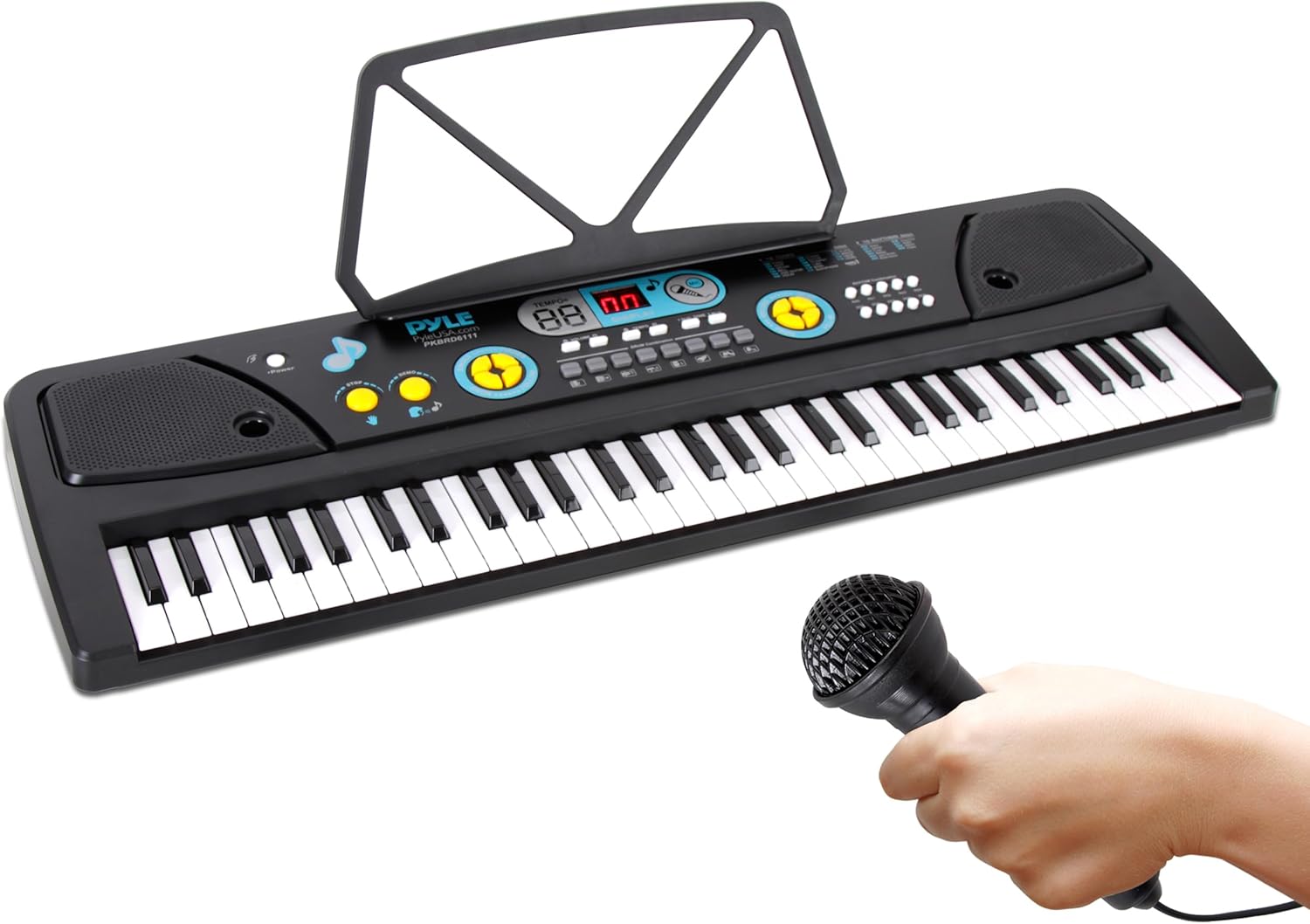 Portable 61 Key Piano Keyboard - Ideal for Beginners