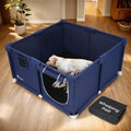 Whelping Box for Dogs 50x50x25 in - Spacious Secure Pen