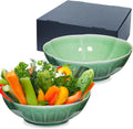 Lotus Design Celadon Bowls Set x2 | UNESCO Heritage Craft
