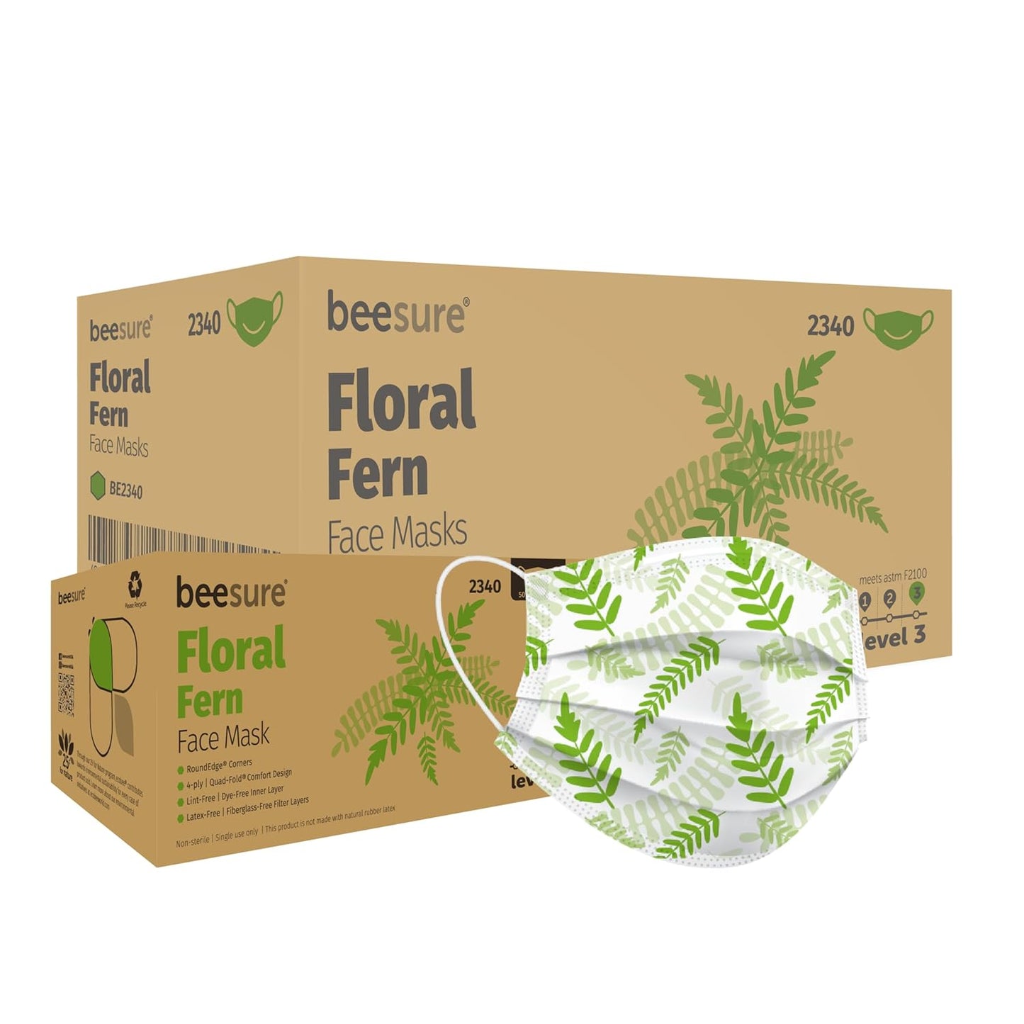 BeeSure BE2340case Floral Face Masks for Comfort and Safety