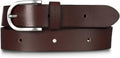 Eddie Bauer Women's Casual Leather Belts with Durable Metal Buckle is