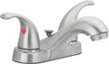 Aqua Vista 15-B42WP-BN-AV Two Handle Bathroom Sink Faucet - Brushed