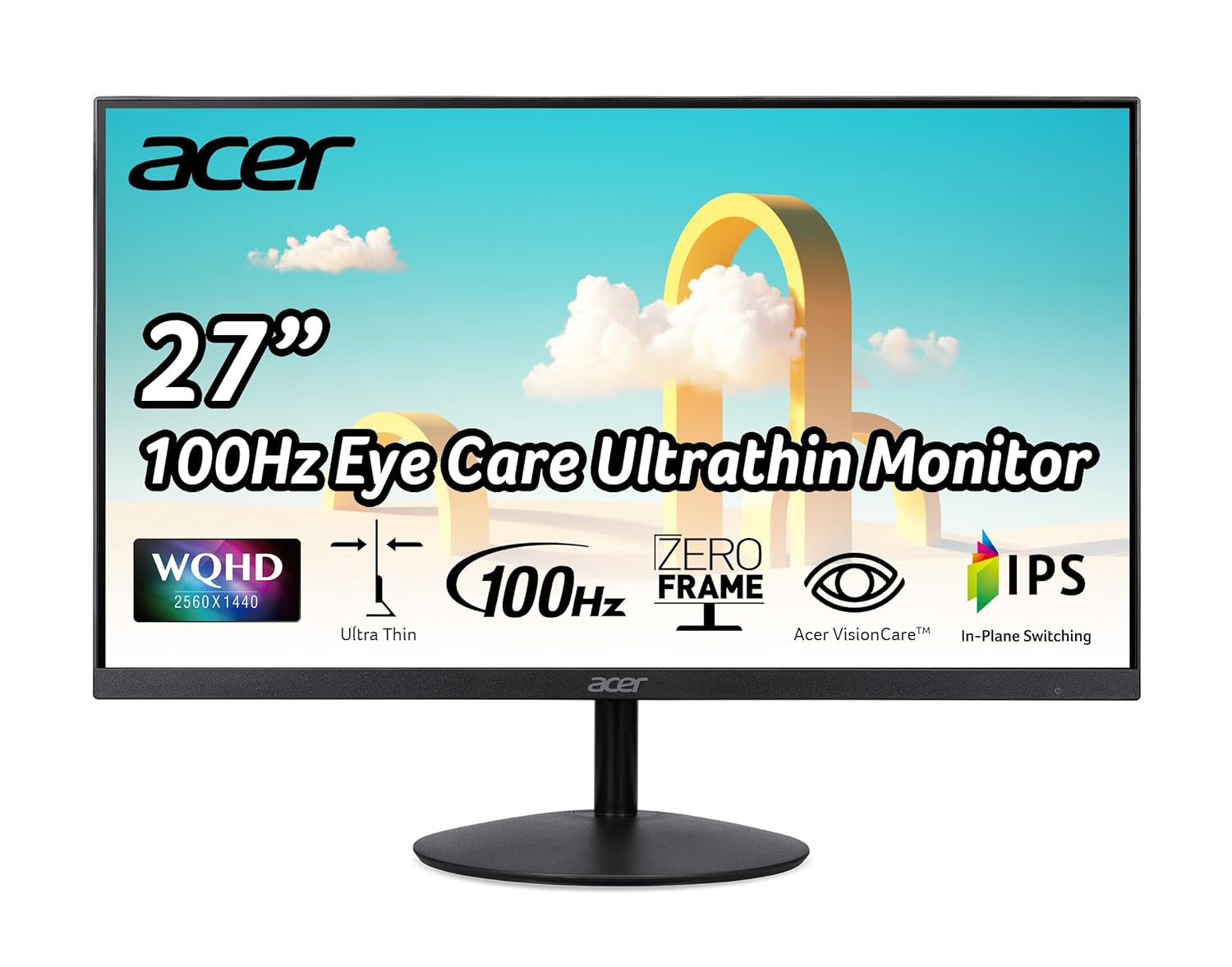 Acer SB272U Ebiip 27in WQHD Gaming Monitor with FreeSync Tech