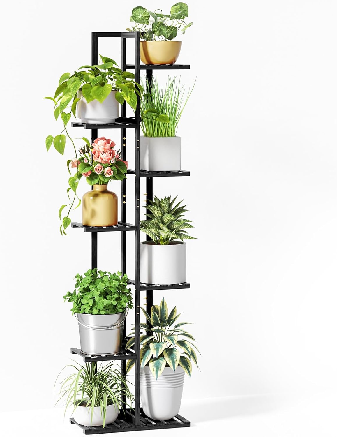 ROSSNY 55 Inch Tall Plant Stand for Indoor Plants Display