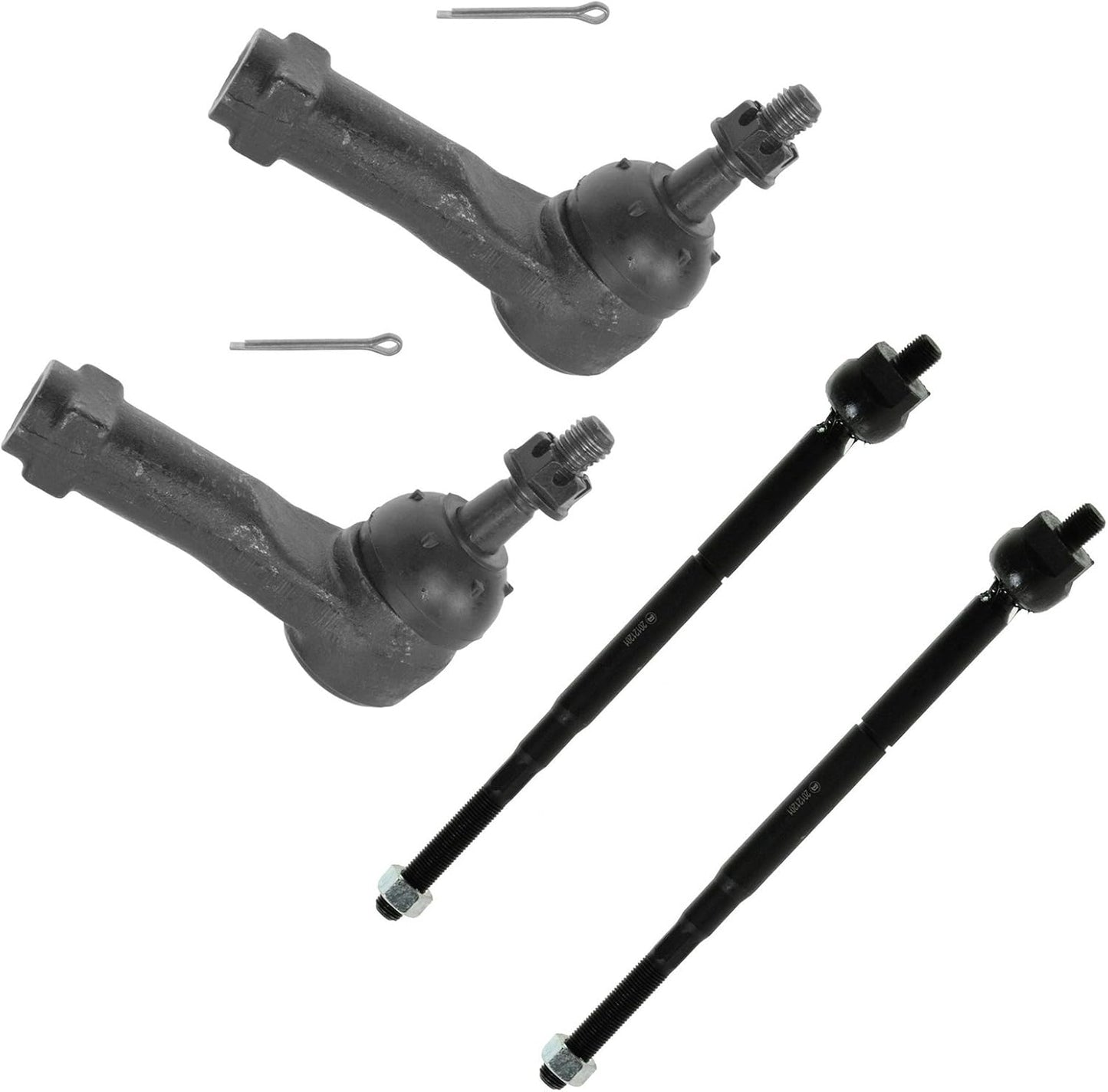 TRQ Front Tie Rod Set for Chevrolet Cobalt and HHR Models