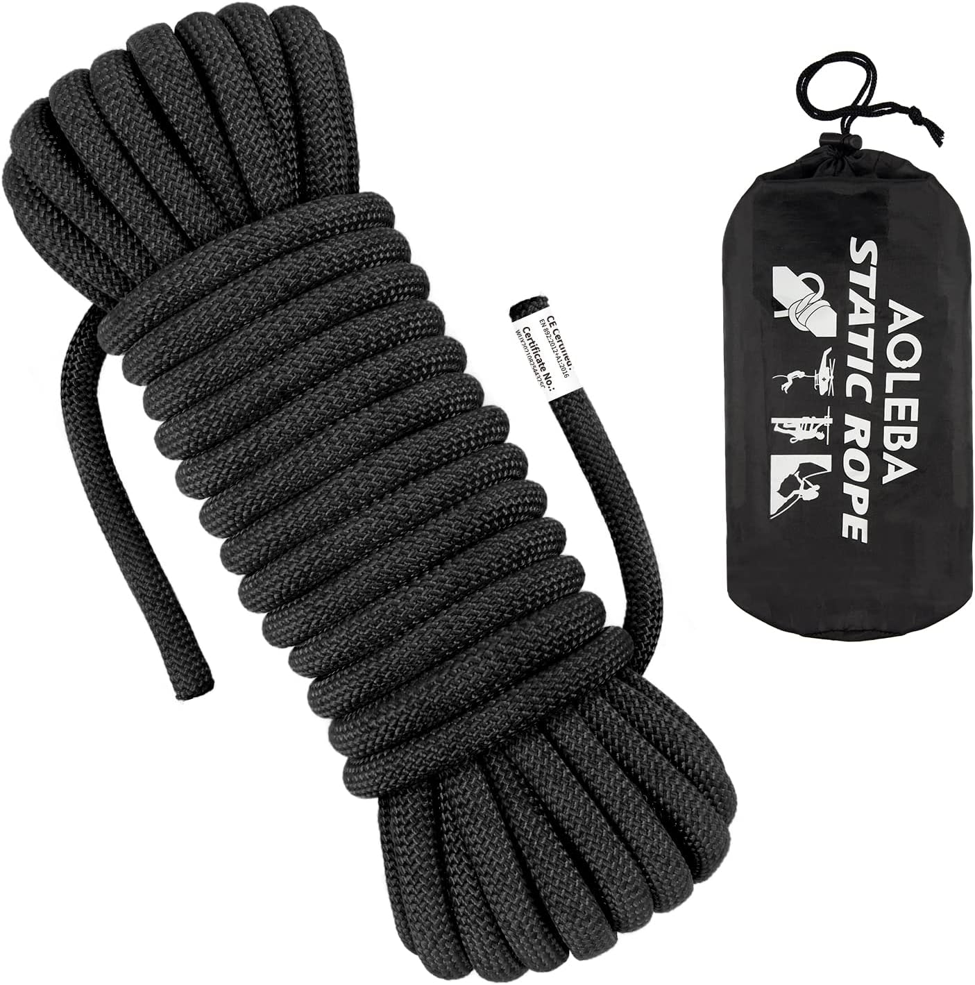 10.5 mm Static Climbing Rope for Outdoor Adventures and Safety