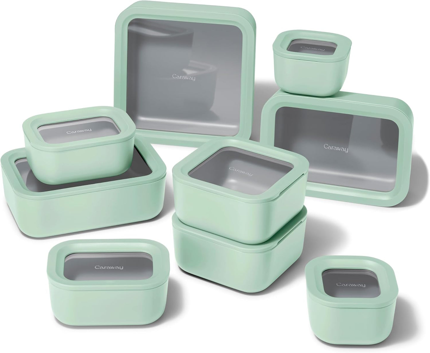 Caraway 22pc Glass Food Storage Set - Non-Toxic & Versatile