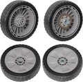 8ft Lawn Mower Wheels Replacement Set - Fits Honda HRR216 & HRT216