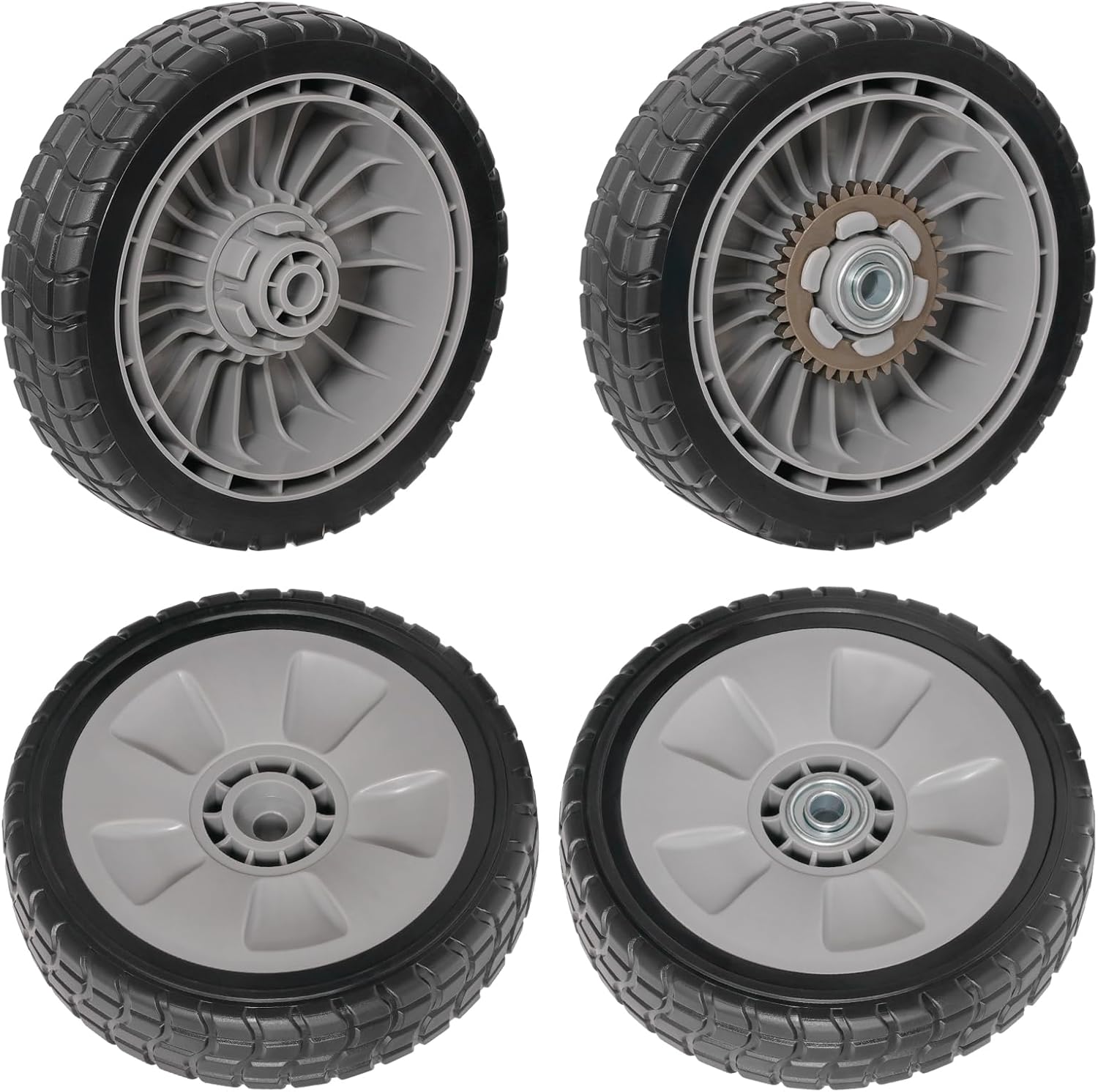 4 Pcs 8in Lawn Mower Wheels for Honda HRR216 HRS216 HRT216