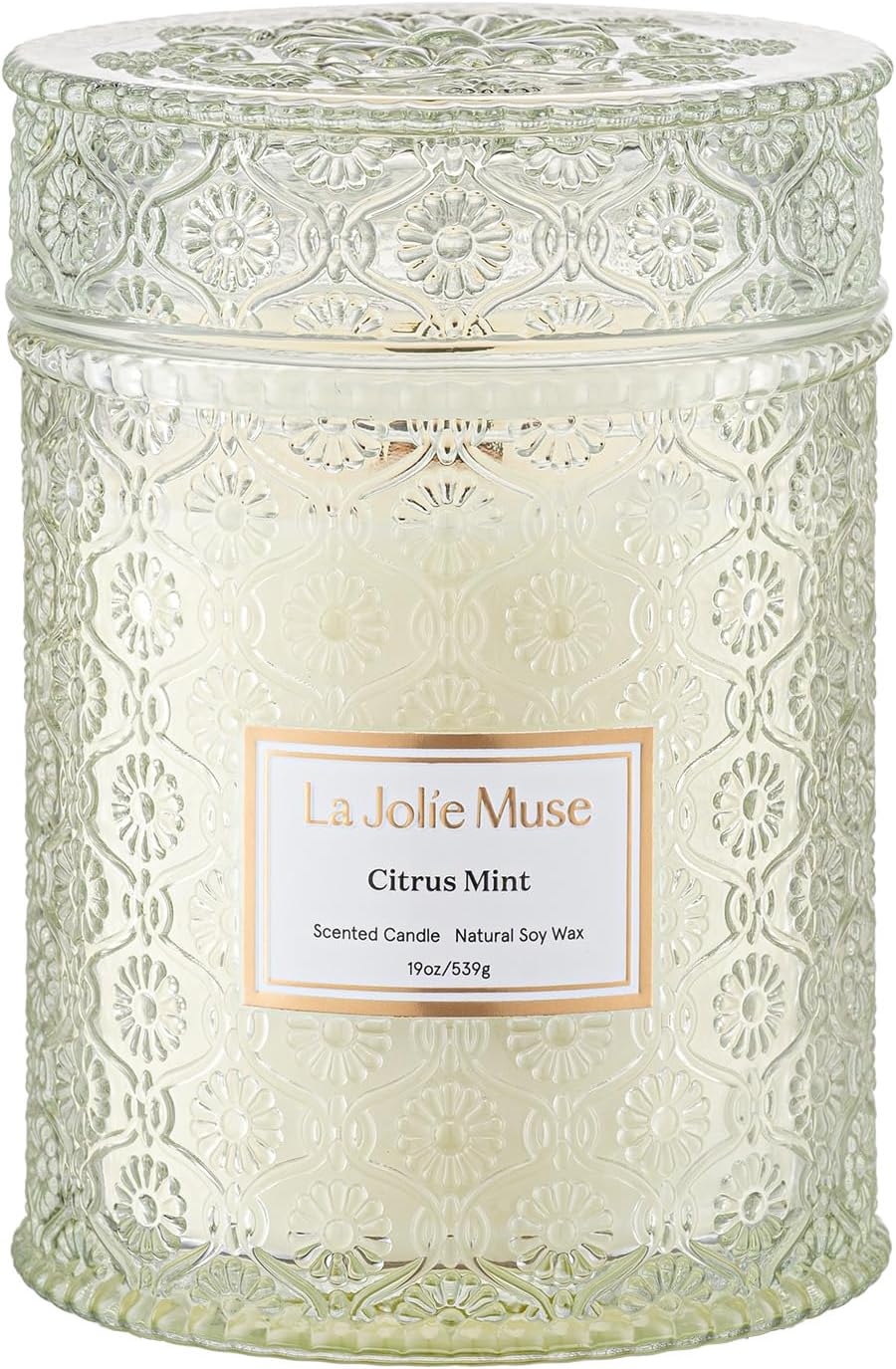 Citrus Mint Scented Candles for Home Decor and Relaxation