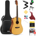 Donner Adult Acoustic Guitar Bundle - All-Inclusive Starter Kit