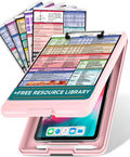 Tribe RN Ultimate Nursing Clipboard Set - Durable Color-Coded Cheat