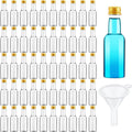 Mini Liquor Bottles 100 Pack (0.8 oz) - Gold Cap Party Favor