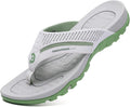 Men's Flip Flops for Beach with Arch Support and Thick Sole