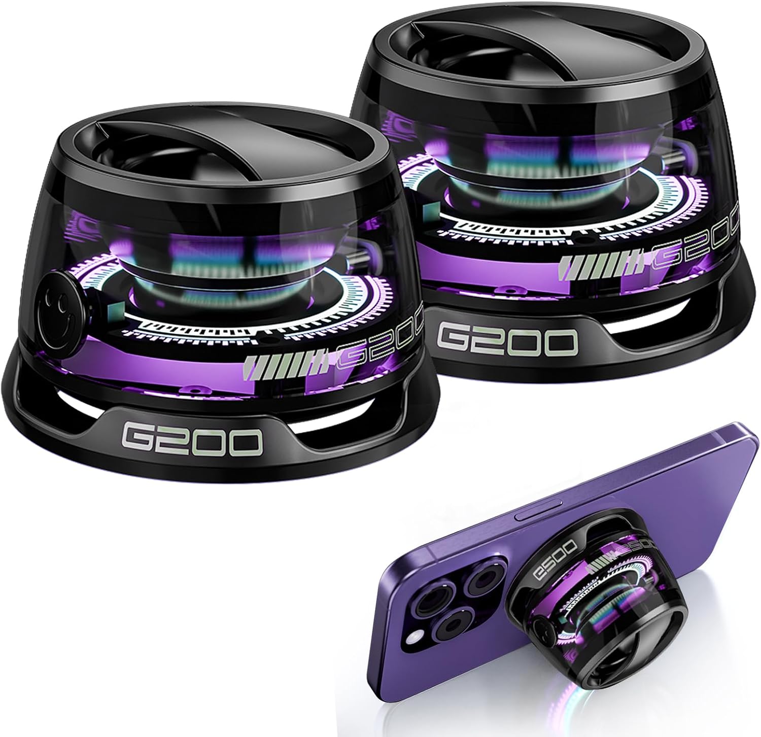 G200 Magnetic Bluetooth Speaker with RGB Light and Stand