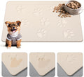 Stone Mat for Dog Bowls Diatomaceous Earth Absorbent Pet Feeding Mat