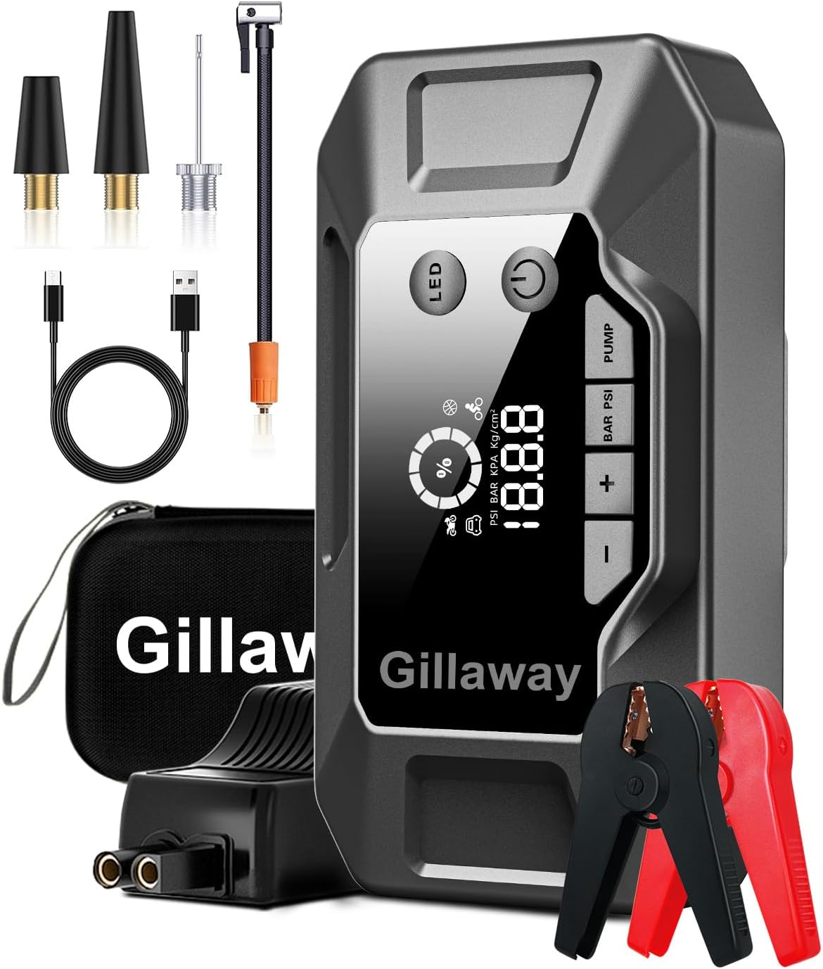 Ultimate Car Jump Starter Combo 4000A - Gillaway